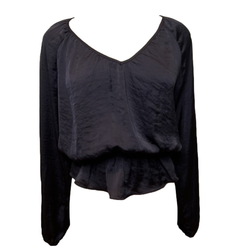 Michael Kors Long Sleeve Peplum Shirt